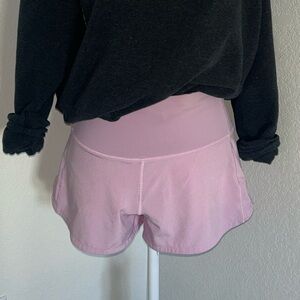 Lululemon Athletica Light Pink Women's Athletic Shorts